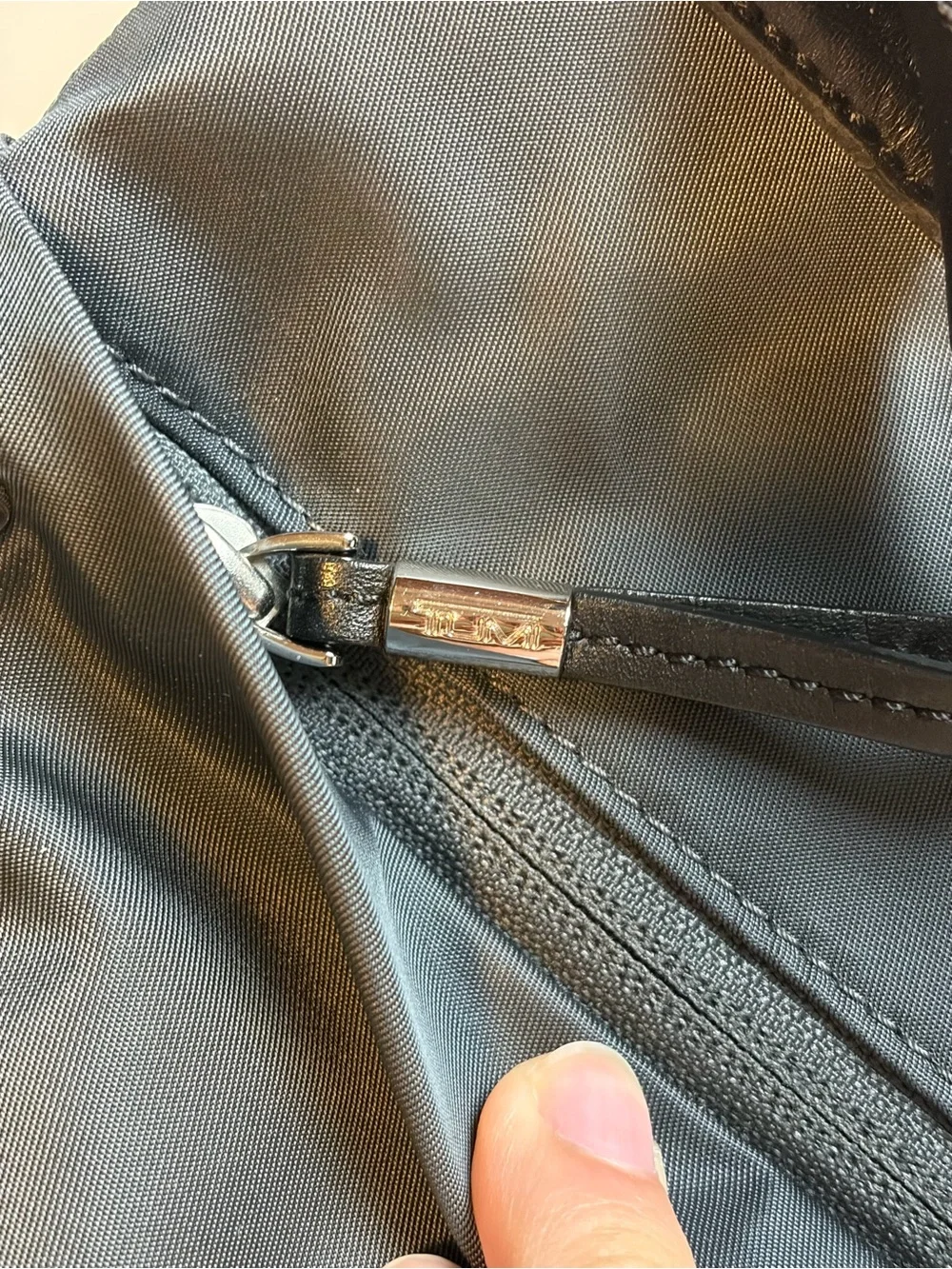 Tumi nylon messenger crossbody bag